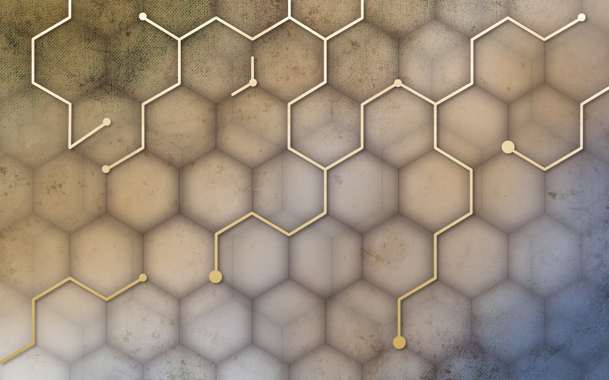 Фреска Песочная геометрия